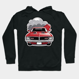 My red Muscle Car Hoodie